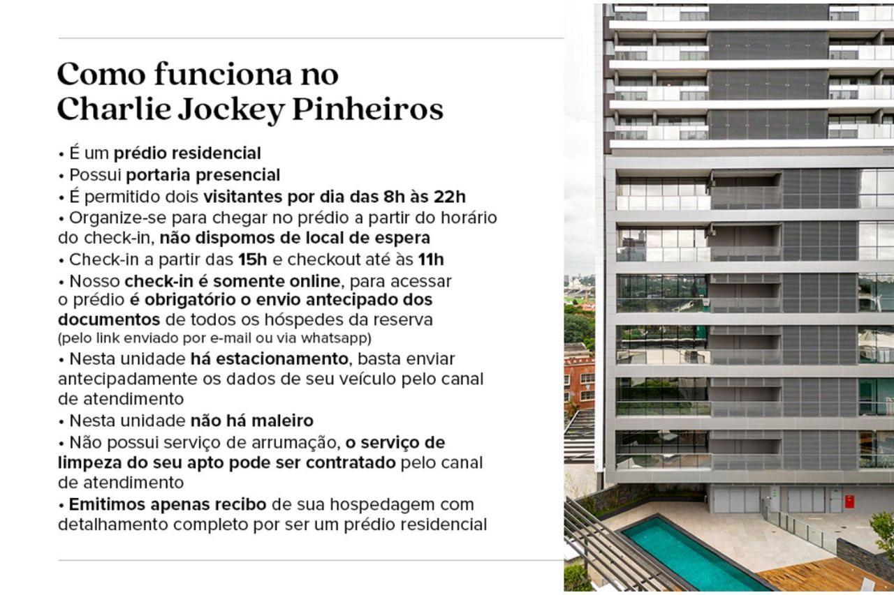 Charlie Jockey Pinheiros Apartment Sao Paulo Exterior foto